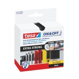 VEČNAMENSKI LEPILNI TRAK TESA EKSTRA MOČNI SPREJEMALNI ČRN 1 M X 50 MM