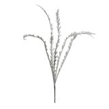 SREBRNA VEJICA Z LISTKI 76 CM