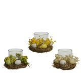 VELIKONOČNI PROGRAM DECORIS KOZAREC ZA ČAJNO SVEČKO 10X7.5 CM, SORTIRANO