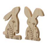 VELIKONOČNI PROGRAM DECORIS NAMIZNA DEKORACIJA ZAJČEK RJAV