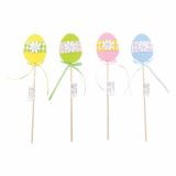 VELIKONOČNI PROGRAM GLOSSTYLE JAČEK 6X4.5 CM IZ FILCA NA LESENI PALČKI 20 CM