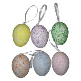 VELIKONOČNI PROGRAM GLOSSTYLE JAJČKA 3.5X5 CM 6/1 PASTELEN BARVE