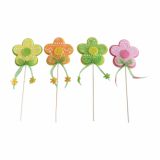 VELIKONOČNI PROGRAM GLOSSTYLE ROŽA FILC 8X8 CM NA PIKU RAZLIČNE BARVE