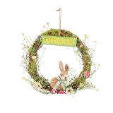 VELIKONOČNI PROGRAM GLOSSTYLE VENEC S FIGURO FI 38 CM IN NAPISOM DOBRODOŠLI