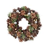 VENČEK DECORIS 35 CM Z DEKORACIJO