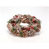 VENČEK GLOSSTYLE FI 35 CM RDEČ S KOZARČKI