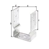 VEZNI ELEMENT ALBERTS NOSILEC ZA STEBER 70X70MM U ZA VIJAČENJE V BETON