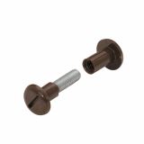 VEZNI VIJAK HETTICH DIY M6 34-45 MM, RJAV, V ZAVOJU JE 10 KOS