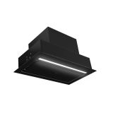 VGRADNA KUHINJSKA NAPA CIARKO DESIGN AURA 55 CM, ČRNA