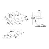 VGRADNA KUHINJSKA NAPA FALMEC MOVE60 ČRNA