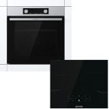 VGRADNA PEČICA + PLOŠČA GORENJE BLACK INDUCTION SET 2