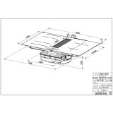 VGRADNA PLOŠČA Z NAPO FABER GALILEO LINEAR A830 ODZRAČEVALNA