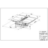 VGRADNA PLOŠČA Z NAPO FABER GALILEO SLIM A600 ODZRAČEVALNA