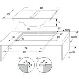 VGRADNA PLOŠČA Z NAPO HISENSE HEH8443BSCWF1