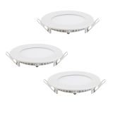 VGRADNA SMART SVETILKA EGLO FUEVA-C 3X3W LED RGBW FI85, BELI, VGRADNI