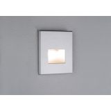 VGRADNA STENSKA SVETILKA LED 1.1W MAT KROM WW KVADRATNA / KV.