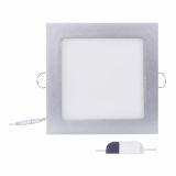 LED PANEL EMOS 12W NW SREBRNI, KVADRATNI VGRADNI