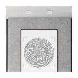 VGRADNA STROPNA SVETILKA MILAGRO BALI BELA ML0077 KVADRATNA