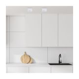 VGRADNA STROPNA SVETILKA MILAGRO BALI BELA ML0077 KVADRATNA