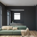 VGRADNA STROPNA SVETILKA MILAGRO BALI ČRNA ML0060 OKROGLA