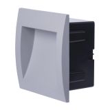 VGRADNA VRTNA SVETILKA EMOS ORIENTACIJSKA 3W SIVA, LED