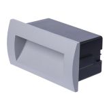 VGRADNA VRTNA SVETILKA EMOS ORIENTACIJSKA 3W SIVA, LED