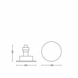 ZUNANJA VGRADNA SVETILKA PHILIPS FRESCO 1X50W