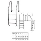 VGRADNI BAZEN PLANET POOL EASYPOOL PLUS 8 X 4 X 1.5 M