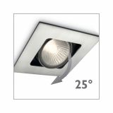 VGRADNI REFLEKTOR PHILIPS ACAMAR 1X35W GU10 59300/17/16 NIKELJ