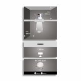 VGRADNI REFLEKTOR PHILIPS ARA 1X35W GU10 59515/67/16 BELA