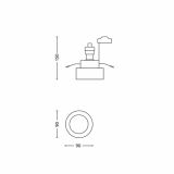 VGRADNI REFLEKTOR PHILIPS ARA 1X35W GU10 59515/67/16 BELA