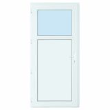 VHODNA PVC VRATA CANDO DRAVA BELA 98X208 CM L S KLJUKO