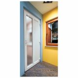 VHODNA PVC VRATA SIBAU ECONOMIC MERKUR BELA 110X210 CM L