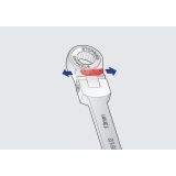 VILIČASTO OBROČNI KLJUČ Z RAGLJO Z ZGLOBOM UNIOR 16 MM ART. 161/2 (622847)