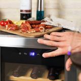 VINSKA VITRINA CECOTEC BOLERO GRANDSOMMELIER 1550 INOX COMPRESSOR