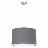 VISEČA SVETILKA-LESTENEC EGLO 31573 PASTERI '380 SIVA TEKSTIL