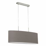 VISEČA SVETILKA-LESTENEC EGLO 31583 PASTERI '750 RJAVA TEKSTIL