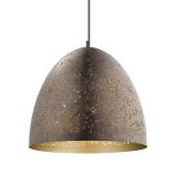 VISEČA SVETILKA-LESTENEC EGLO SAFI 1X60W E27 405 MM, RJAVA/ZLATA