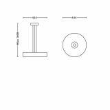 VISEČA SVETILKA-LESTENEC PHILIPS FAIR 1X55W 2GX13 40339/11/16 KROM