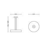 VISEČA SVETILKA-LESTENEC PHILIPS FAIR 1X55W 2GX13 40339/48/16 ALUMINIJ