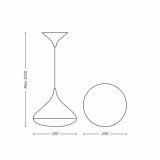 VISEČA SVETILKA-LESTENEC PHILIPS FRIENDS 1X15W E27 40759/53/16 ORANŽNA