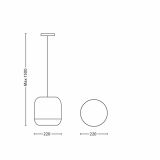 VISEČA SVETILKA-LESTENEC PHILIPS LIMIA 1X20W E27 40940/11/16 KROM