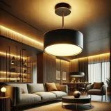 VISEČA SVETILKA MILAGRO BEN ČRNO-ZLATA 60W MLP7021