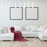 VISEČA SVETILKA MILAGRO JOKER BELA/KROM 5XGU10 MLP1412