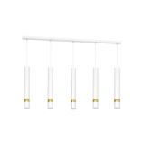 VISEČA SVETILKA MILAGRO JOKER BELA/ZLATA 5XGU10 MLP6122