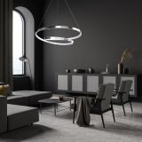 VISEČA SVETILKA MILAGRO LUCERO KROM 48W LED ML7949