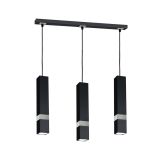 VISEČA SVETILKA MILAGRO VIDAR ČRNA/KROM 3XGU10 MLP6288