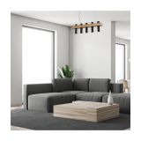 VISEČA SVETILKA MILAGRO WEST ČRNA 5XGU10 MLP5511