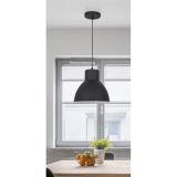 VISEČA SVETILKA RABALUX DEREK E27 60W MAT ČRNA