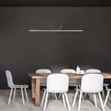 VISEČA SVETILKA RABALUX ELIA 25W L120CM ČRNA